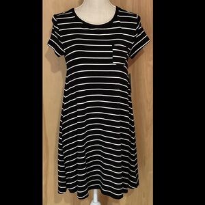 Arizona Jean Stripped T-Shirt Dress - NWT